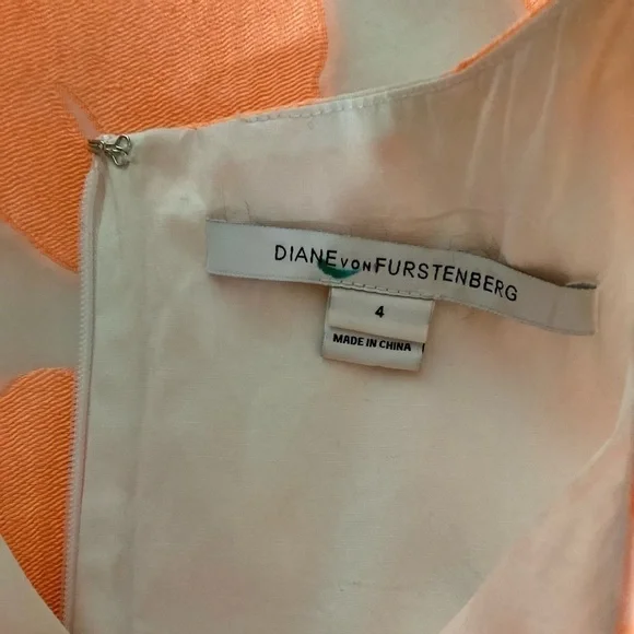 DVF Diane Von Furstenberg Women’s Size 4 Carpreena Rose Jacquard Mini Dress - Picture 11 of 15